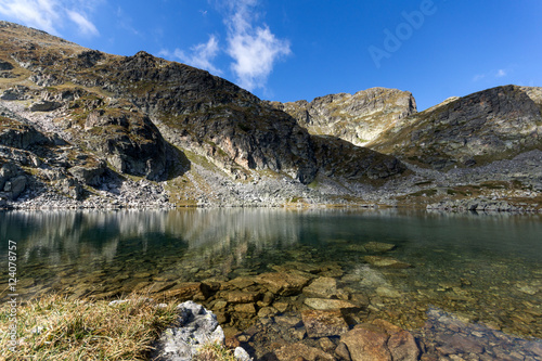 Amazing panorama Elenski lakes and Malyovitsa peak, Rila Mountain, Bulgaria