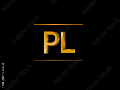PL Initial Logo for your startup venture