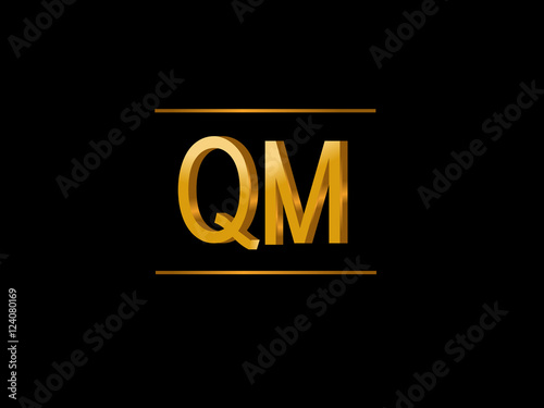 QM Initial Logo for your startup venture