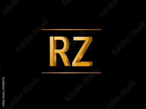 RZ Initial Logo for your startup venture