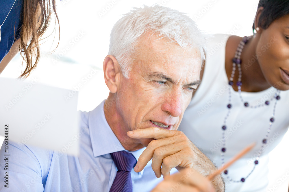 Businessman at the office