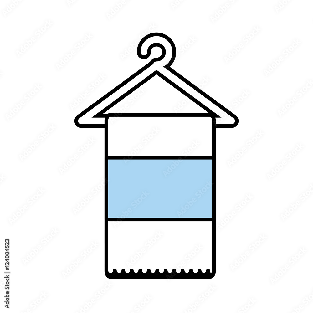 towel spa isolated icon vector illustration design towel spa isolated icon vector illustration design