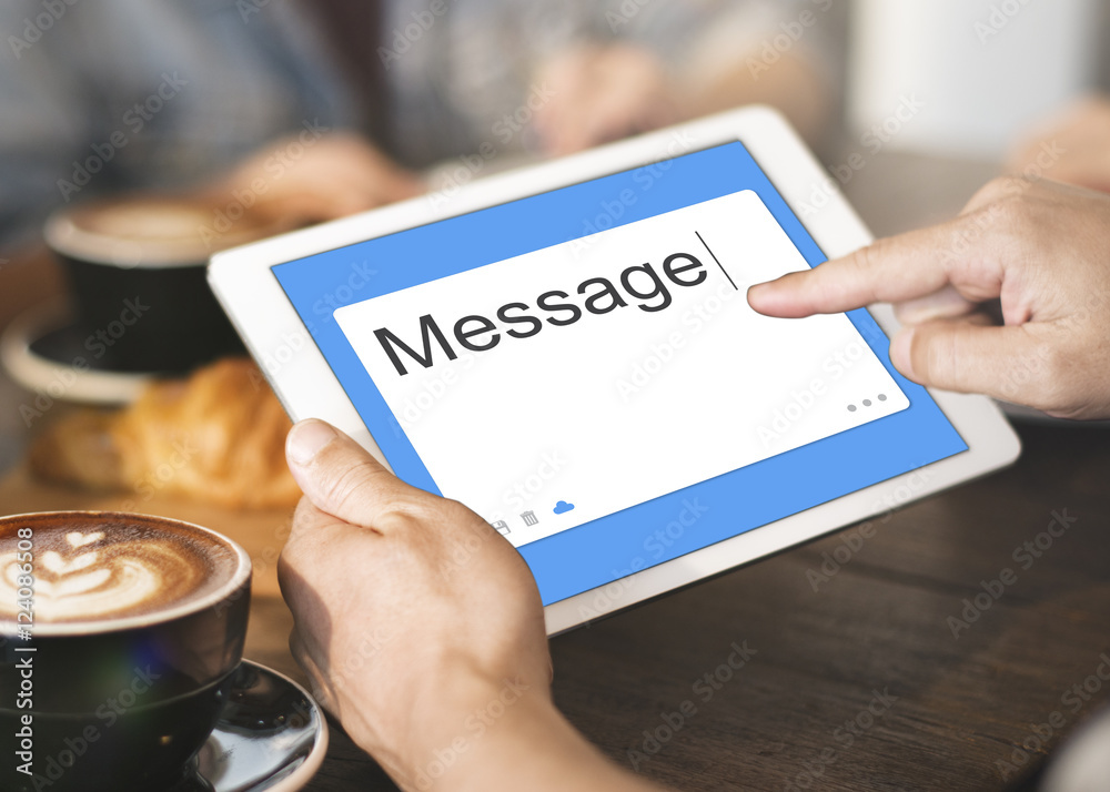 Message Social Network SMS Communication Concept Message Social Network SMS Communication Concept