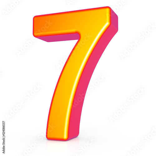 3d golden number 7