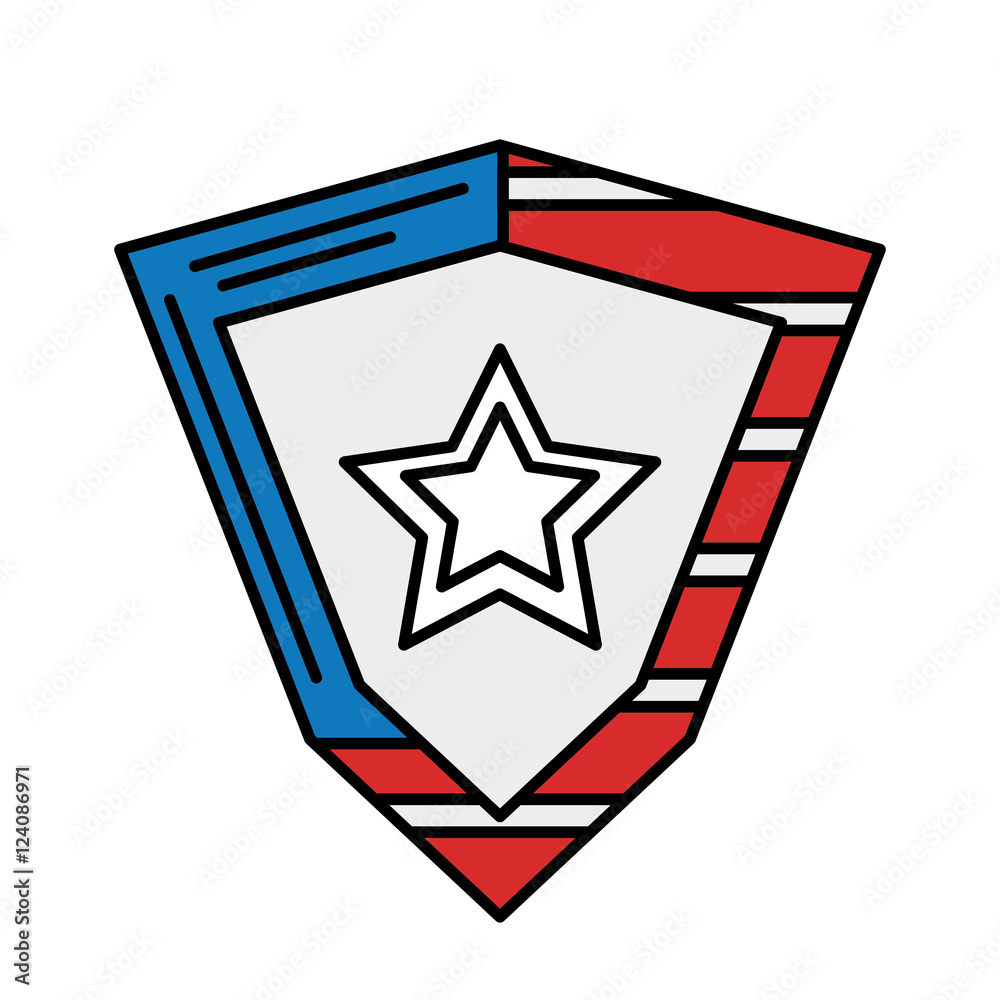 united states of america shield vector illustration design united states of america shield vector illustration design