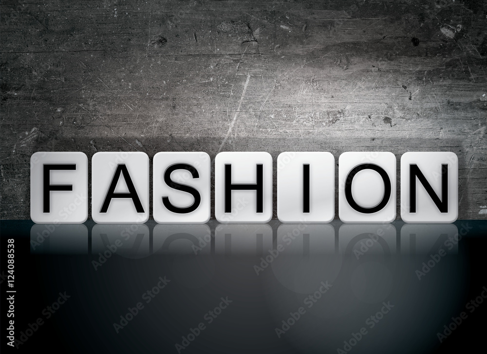 Fashion Tiled Letters Concept and Theme Fashion Tiled Letters Concept and Theme