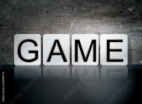 Game Tiled Letters Concept and Theme