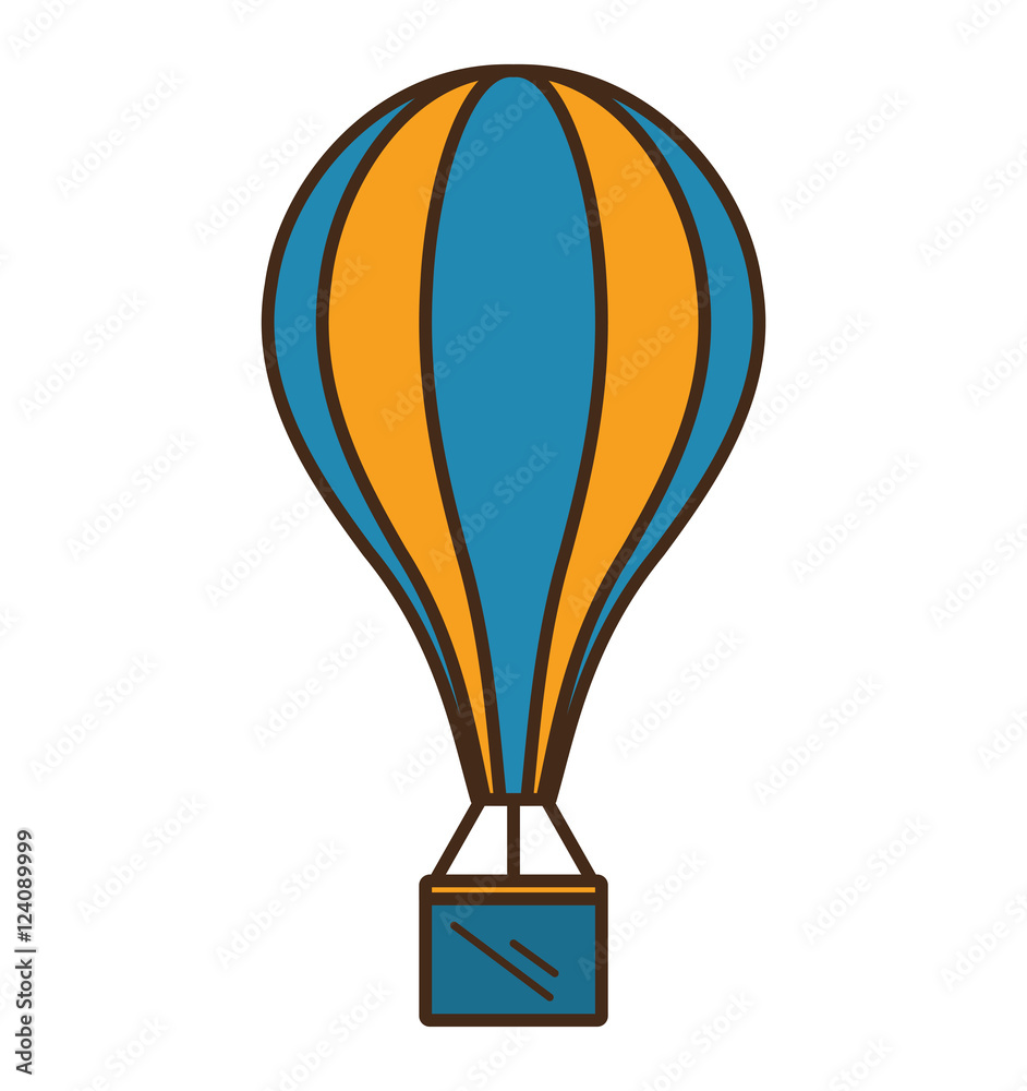 balloon air hot fly isolated icon vector illustration design balloon air hot fly isolated icon vector illustration design