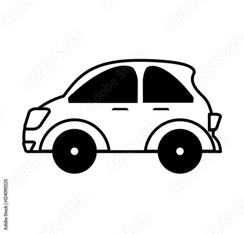 car vehicle isolated icon vector illustration design