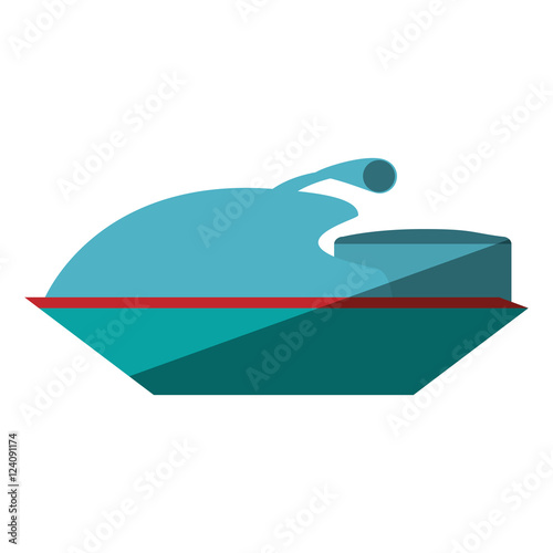 jetski vehicle isolated icon vector illustration design