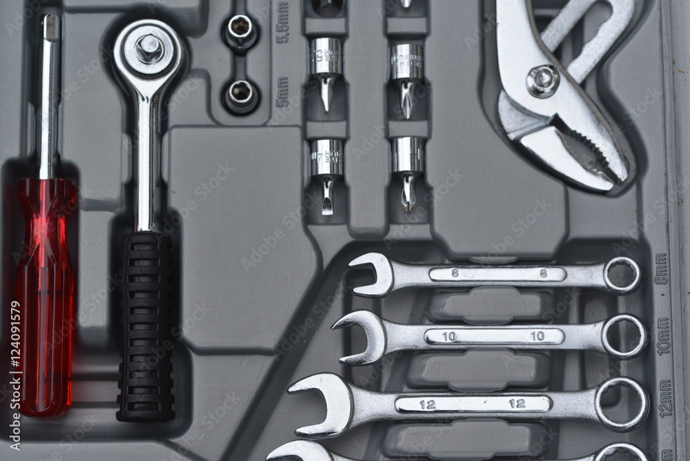 Fototapeta premium 工具箱の中身