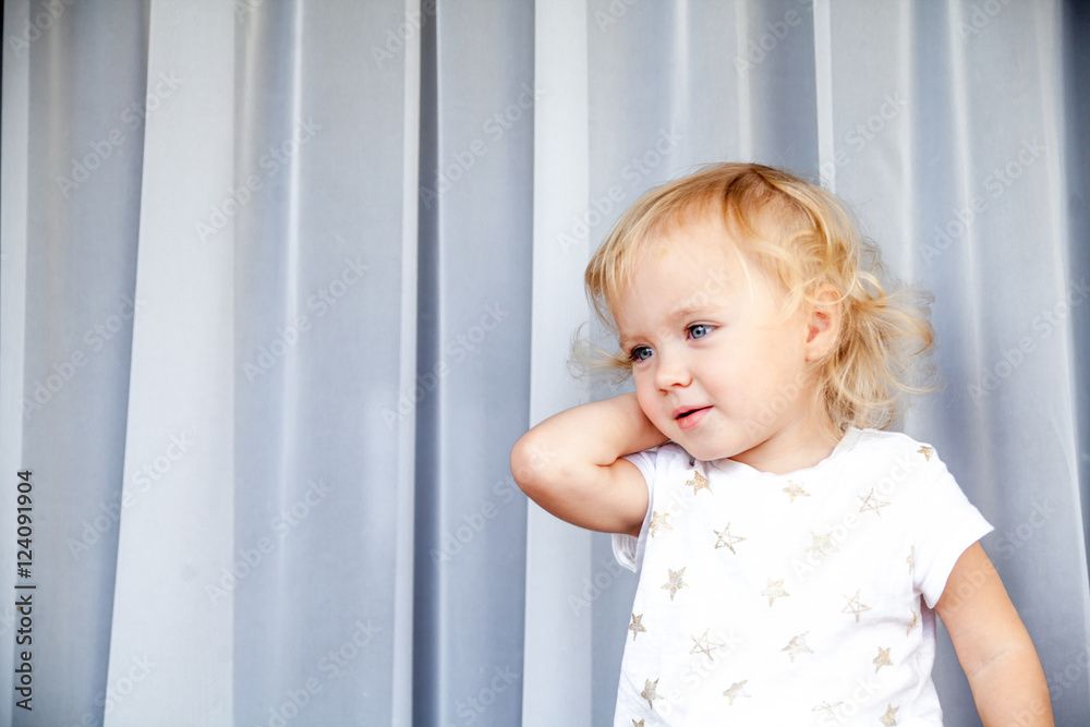 Little girl talking on mobile phone Little girl talking on mobile phone