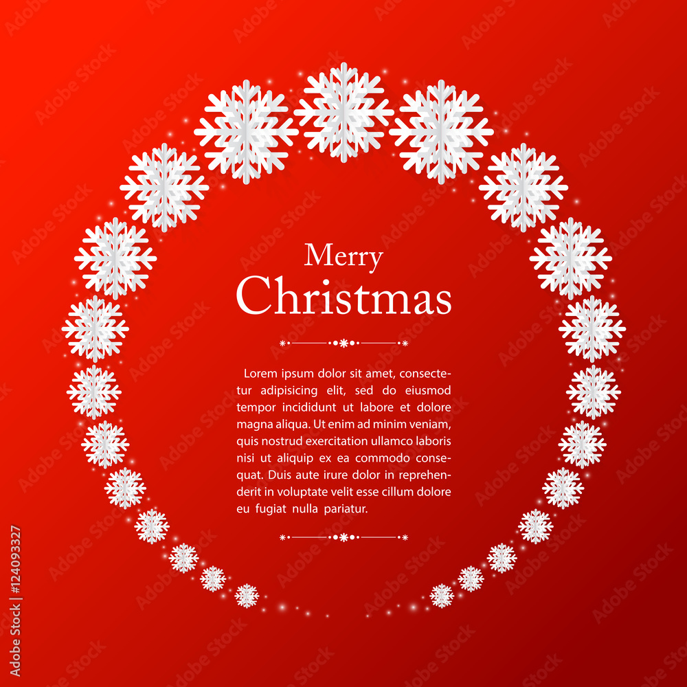 graphic Christmas card with snow flake. vector illustration graphic Christmas card with snow flake. vector illustration