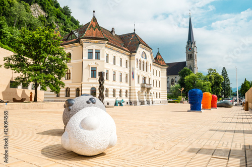Vaduz, Lichtenstein city centre