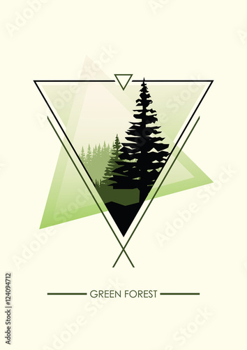 Illustration Green Forest