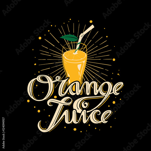 Illustration Orange Juice