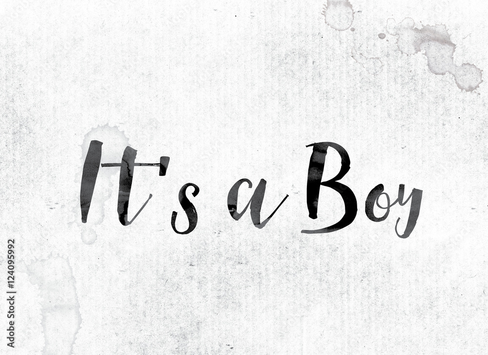 It's a Boy Concept Painted in Ink It's a Boy Concept Painted in Ink
