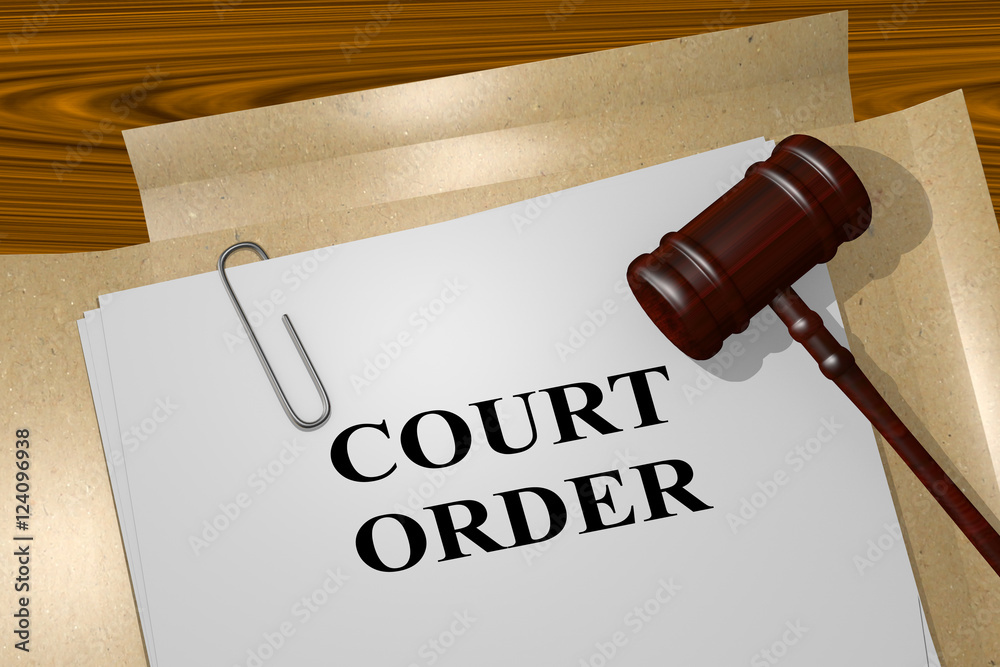 Court Order concept