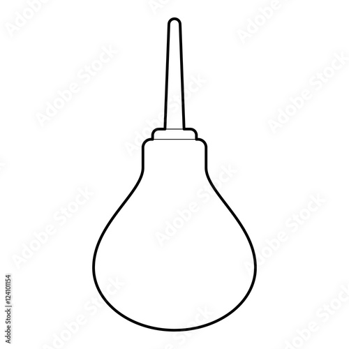 Enema icon. Outline illustration of enema vector icon for web design