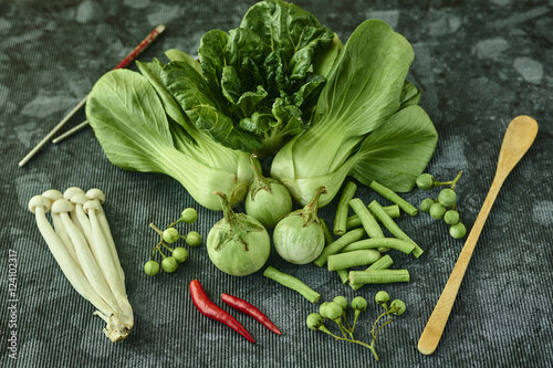 Fresh vegetables vegan