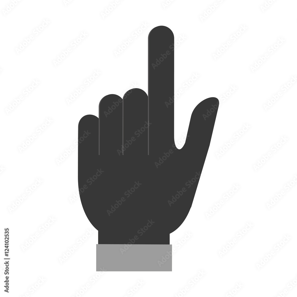hand human user isolated icon vector illustration design hand human user isolated icon vector illustration design