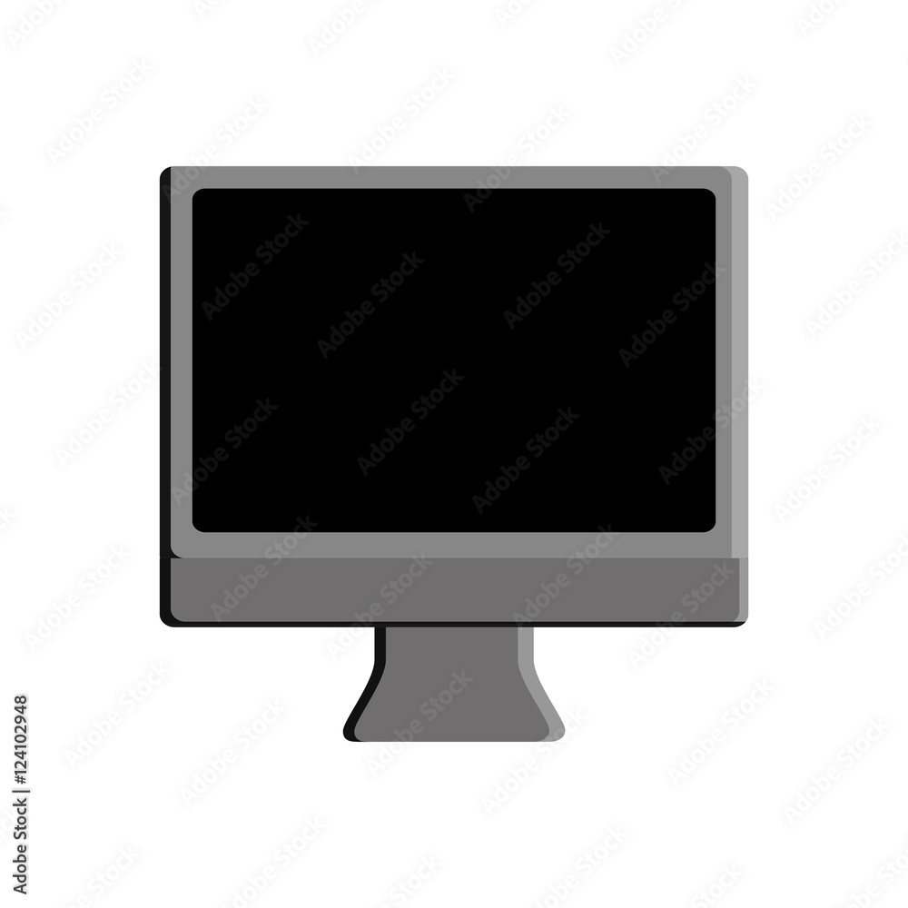 monitor computer isolated icon vector illustration design monitor computer isolated icon vector illustration design
