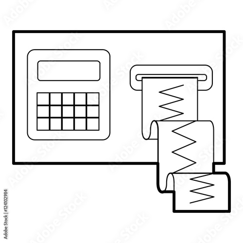 Cardiograph icon. Outline illustration of cardiograph vector icon for web