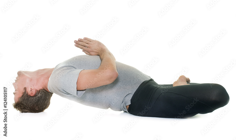 yoga man in studio yoga man in studio