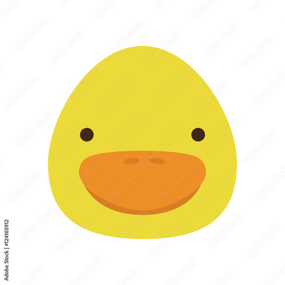 Fototapeta premium cute chicken isolated icon vector illustration design