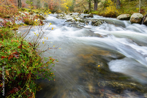 Iregua river at Sierra Cebollera Natural Park, La Rioja (Spain)