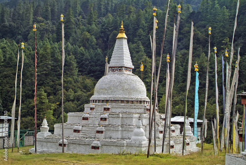 Bhutan, Trongsa, chorten