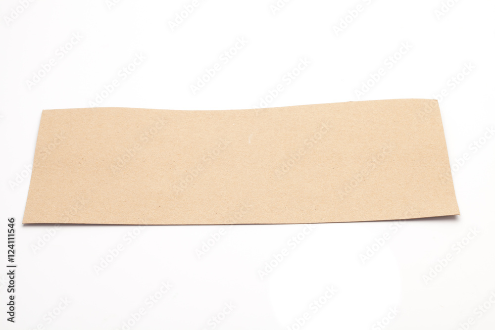 Blank paper isolated on white background, Note paper is commonly Blank paper isolated on white background, Note paper is commonly