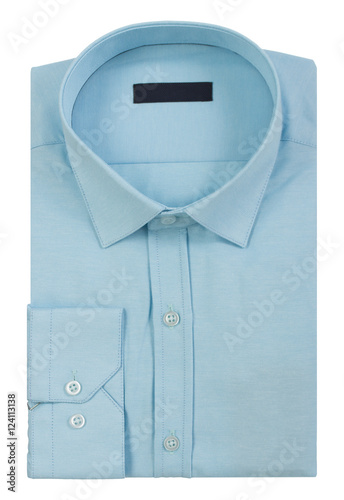 A new man's shirt isolated over a white background