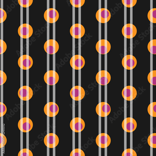 Patrón abstracto con formas geométricas. Fondo de círculos y líneas