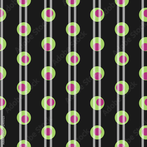Patrón abstracto con formas geométricas. Fondo de círculos y líneas