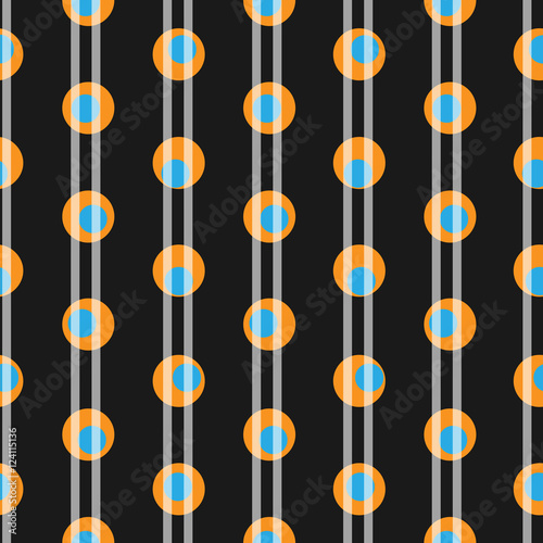 Patrón abstracto con formas geométricas. Fondo de círculos y líneas