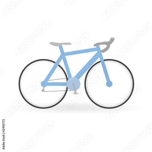 Bicycle concept by Mountain bike is blue color