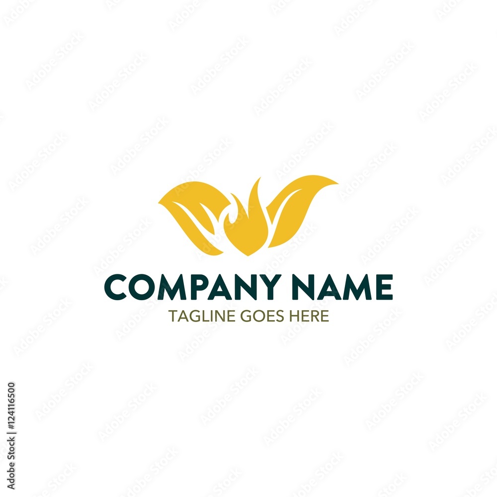 Fototapeta premium Floral Logo Template