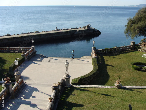 Il parco e il porticciolo di Miramare, Trieste photo