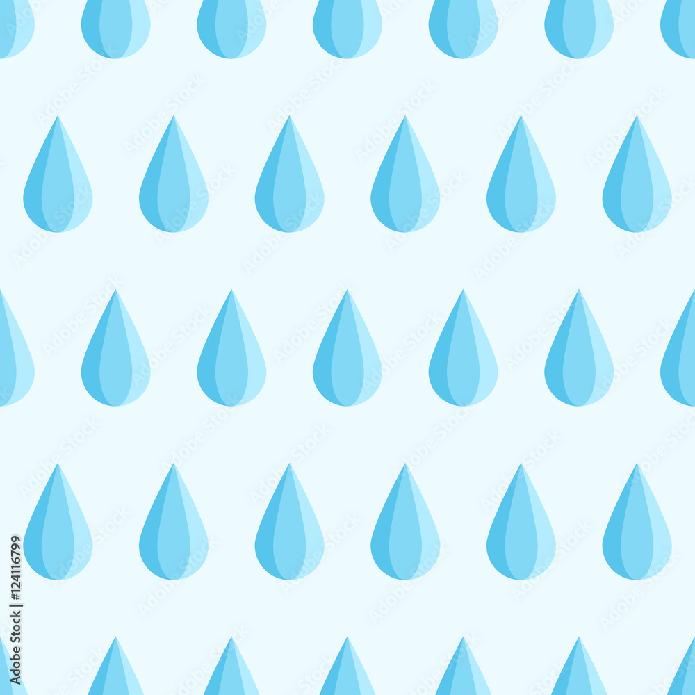 Blue water drop fall down Blue water drop fall down