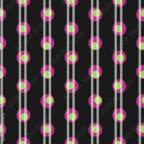 Patrón abstracto con formas geométricas. Fondo de círculos y líneas