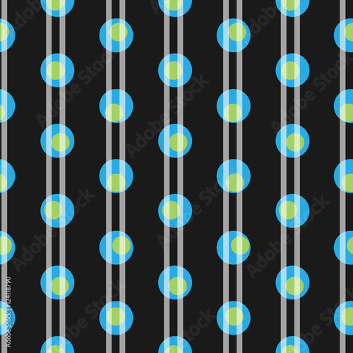 Patrón abstracto con formas geométricas. Fondo de círculos y líneas