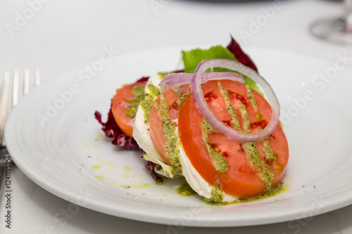 Caprese Salad with Onions