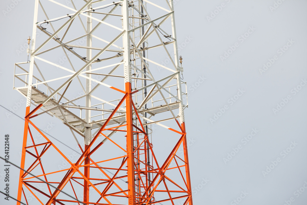Satellite dish sky communication technology network