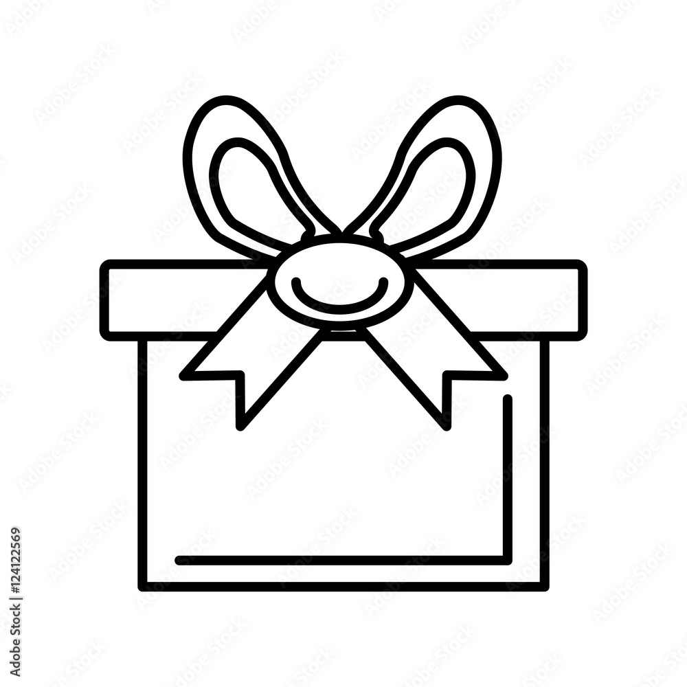 christmas gift isolated icon vector illustration design