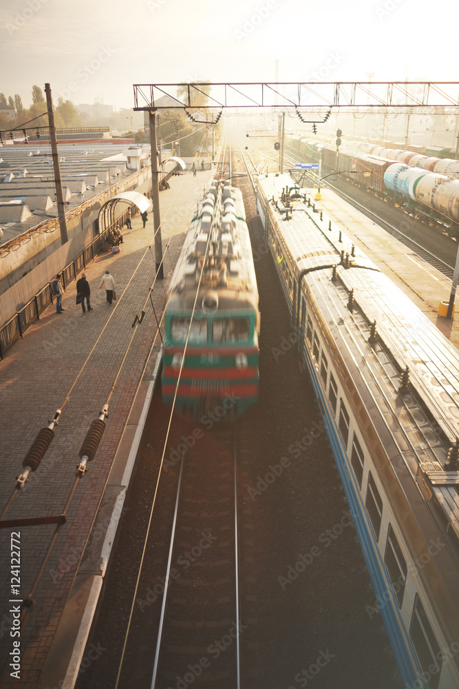 Obraz premium railway station