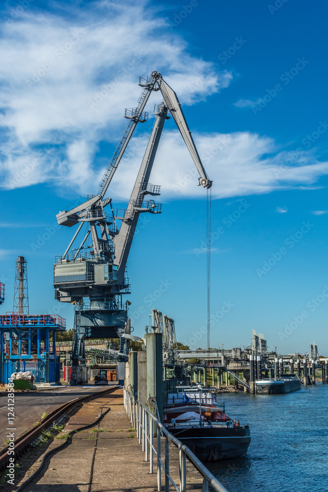 Fototapeta premium Worringen - Hafen 03
