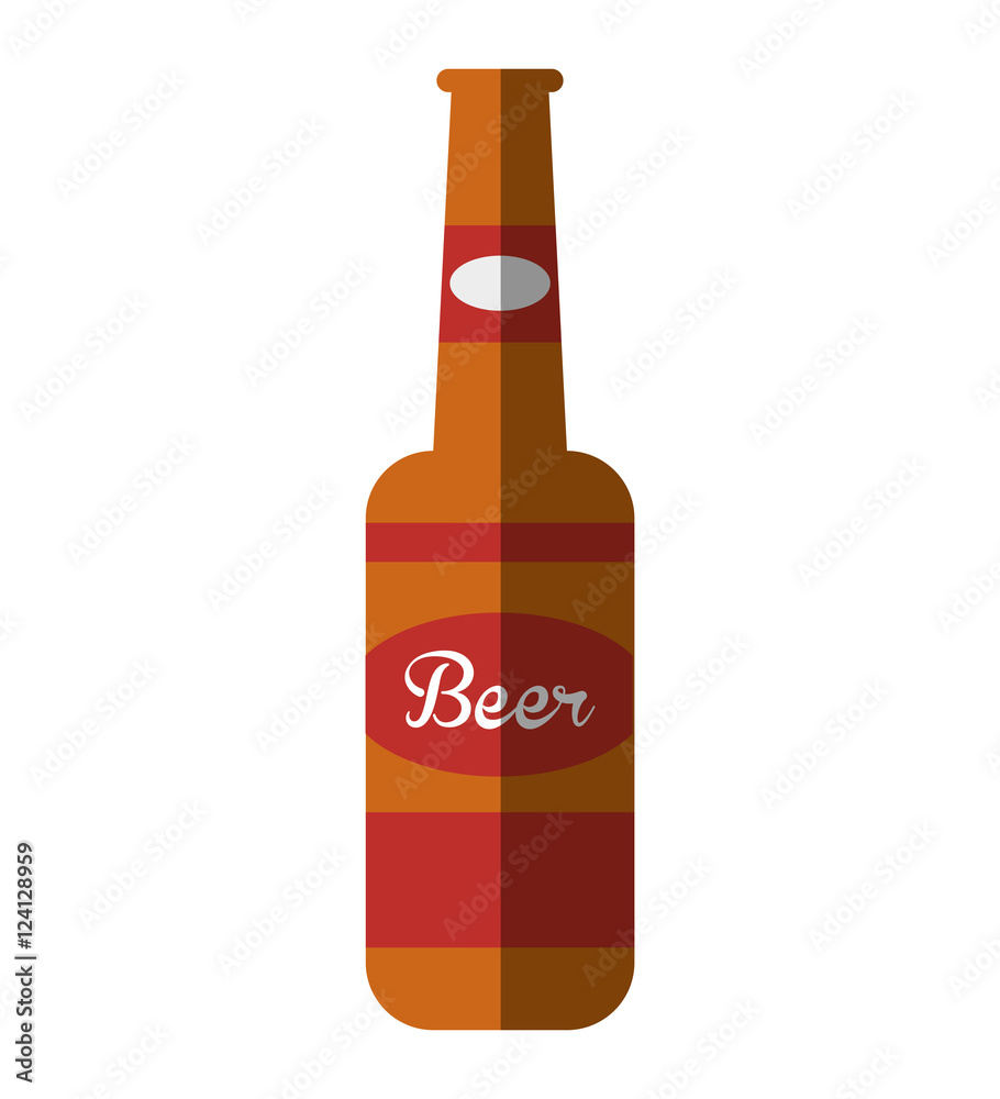 fresh beer bottle isolated icon vector illustration design fresh beer bottle isolated icon vector illustration design