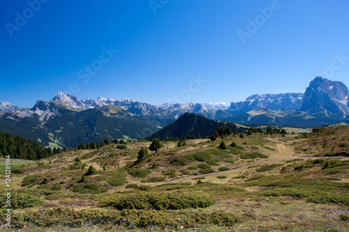 Puflatsch plateau at Compatsch  Seiser Alm  Dolomites  Itay
