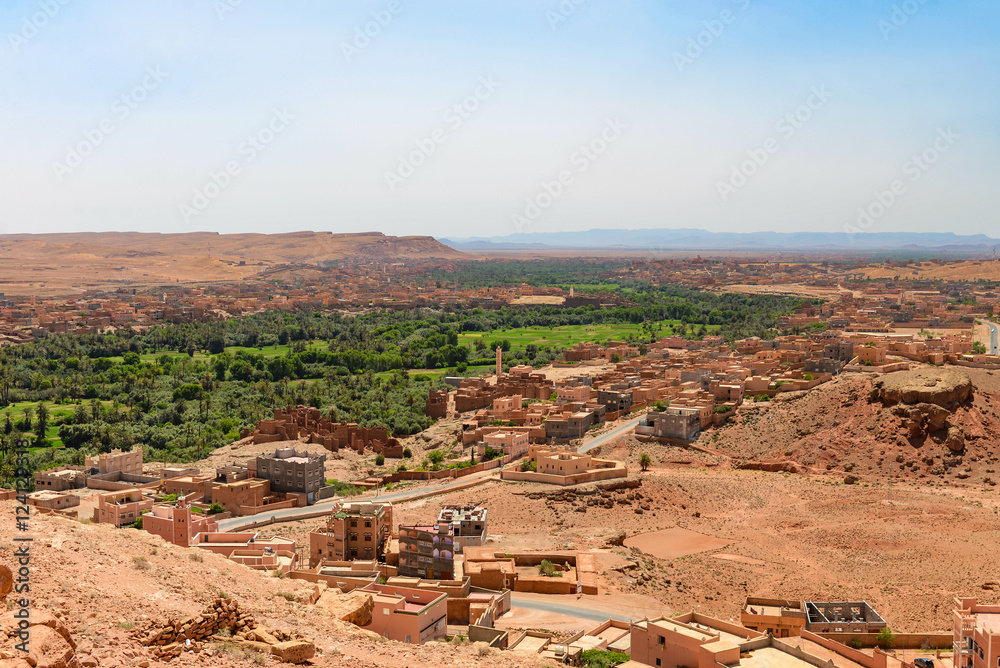 oasis by ouarzazate in morocco